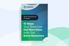 Team productivity checklist