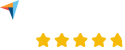 Capterra review badge with 4.8 stars rating