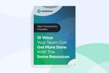 Team productivity checklist